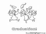 Coloring Graduation Sheets Students Sheet Title sketch template