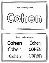 Cohen Printables Handwriting Cherly sketch template