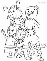Backyardigans Coloring Pages Print Printable sketch template