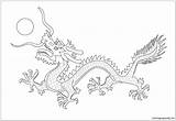 Flag Dragon Pages Chinese Coloring Qing Color Dynasty Print Printable sketch template