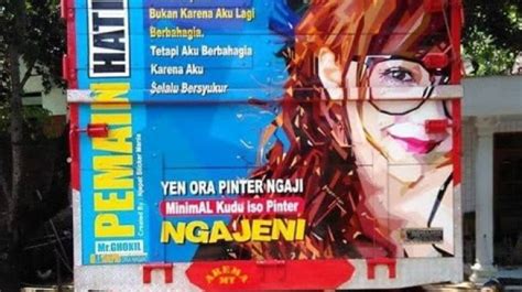 Tulisan Lucu Di Bak Truk Pantura Newstempo