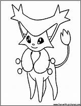 Delcatty Pokemon Coloring Skitty Pages Bubakids Sheets Fun sketch template