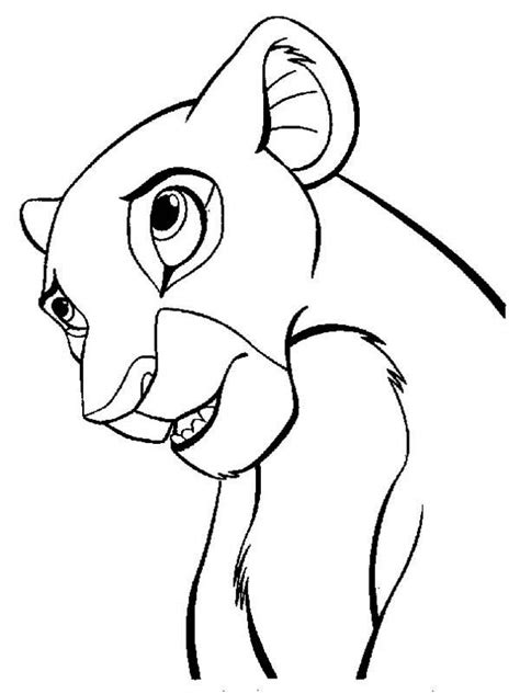 nala lion king drawing  getdrawings