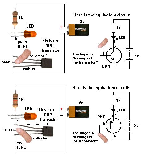 schematic diagram simple transistor circuits   hobbyists