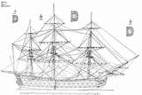 Hms Blueprints Sailing 17th Pirate 16th sketch template