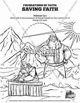 Coloring Hebrews Pages Faith School Sunday Saving Kids Bible Sharefaith Story Salvation Getdrawings Template sketch template