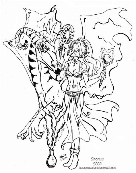 anime elf coloring pages printablecolouringpages  uksanime http