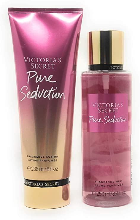 Set Victoria S Secret Pure Seduction Body Mist 250 Ml Crema 236 Ml