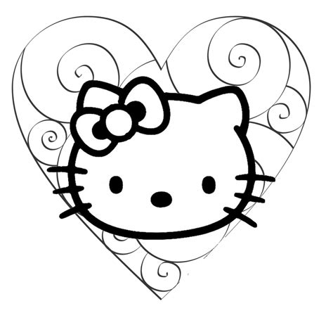 kitty coloring pages  kitty lovers educative printable