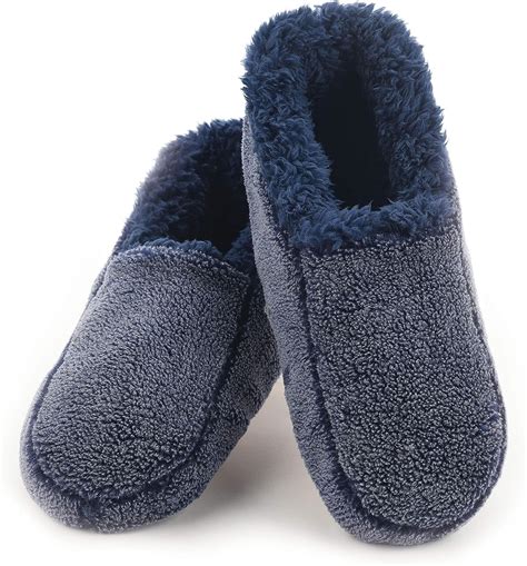 amazoncom snoozies mens  tone fleece lined slippers comfortable slippers  men slippers