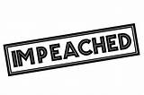Impeachment Typographic Impeached sketch template
