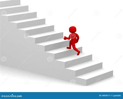 people climb  staircase stair stock image image