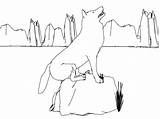 Coloring Wolf Mountain Model Descending Other Wecoloringpage Pages sketch template