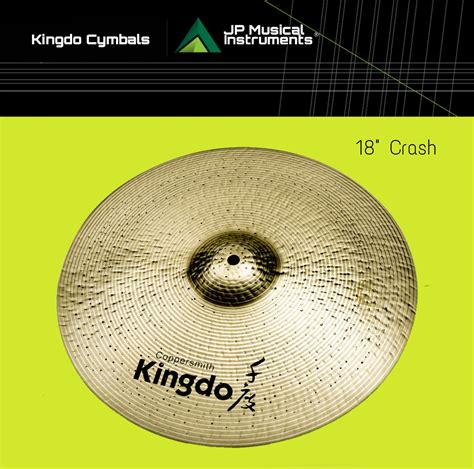 kingdo cymbals modern series  crash lazada ph