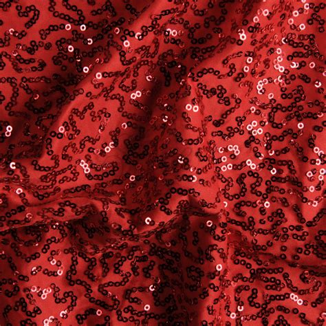 broadway sequin fabric red red sequin shine trimmings fabrics
