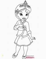 Coloring Pages Disney Crayola Princess Giant Baby Divyajanani sketch template