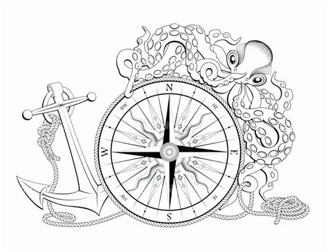 compass rose coloring pages print coloring pages