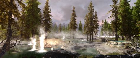 afternoon of hot spring at skyrim special edition nexus
