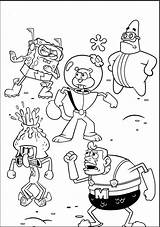 Spongebob Coloring Pages Kids Bikini Squarepants Bottom Hero Super Colouring Visit Boys Snoopy Bottoms sketch template