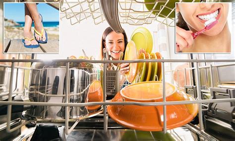 How You Can Use Your Dishwasher To Clean Flip Flops Daily Mail Online