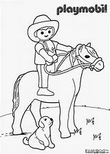 Playmobil Pages Colouring Coloring Click sketch template