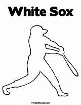Coloring Pages Sox Chicago Template sketch template