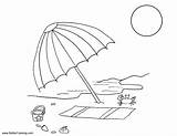 Beach Vacation Fun Pages Coloring Summer Printable Kids Adults Color sketch template