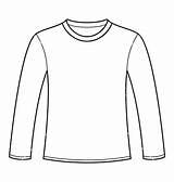 Sleeve Long Shirt Template Blank Vector Sleeved Stock Nikolae Newdesign Illustration Via sketch template