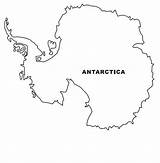 Antarctica Antartide Oceania Antarktis Antartida Landkarte Cartine Antártida Antarktika Landkarten Nazioni Cartina Geografie Continentes Francia Malvorlage Colorea Kategorien Maps sketch template