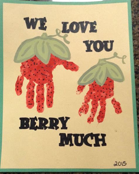 strawberry handprints  love  berry  print cute  hands