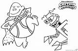 Captain Underpants Coloring Pages Robot Printable Print Color Kids Adults Getdrawings Getcolorings sketch template