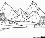 Paisaje Paisajes Drawing Montañas Montagne Montanhas Colorearjunior Disegni Montagna Bambini Natureza Bosque Jeziora Krajobraz Góry Montanha Abetos Nounouduveron Faceis Krajobrazy sketch template