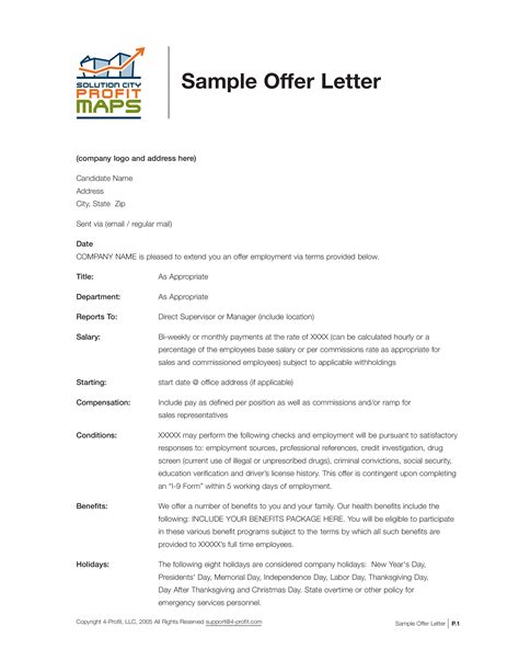 sales director offer letter   write  sales director offer