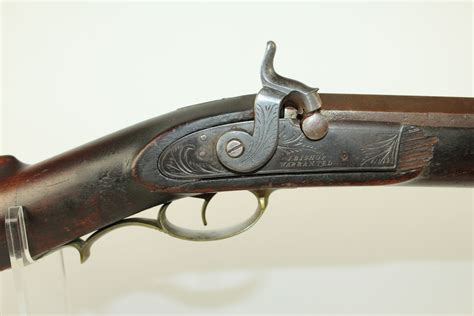 remington bishop pioneer long rifle antique firearm  ancestry guns