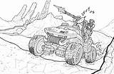 Halo Warthog Coloring Pages Sketch Template Deviantart sketch template