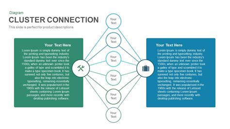 cluster connection powerpoint template  keynote