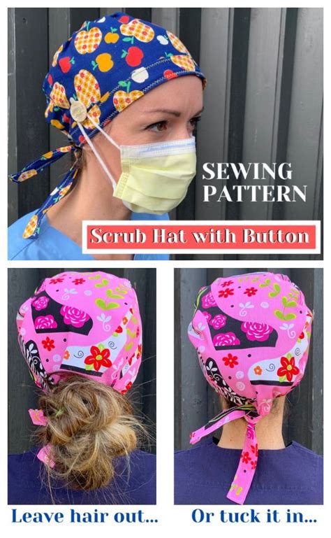 designs surgical cap sewing pattern  lauriemirrin