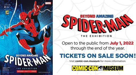 amazing spider man  exhibition coming   comic  museum  july