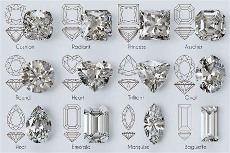 types  diamond cuts   choose   shape padis jewelry