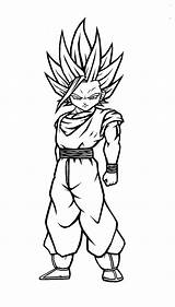 Gohan Coloring Pages Super Saiyan Dragon Ball Goku Ssj2 Drawing Clipart Color Printable Clip Print Piccolo Getcolorings Getdrawings Coloringhome Comments sketch template