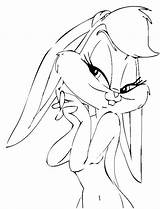 Looney Tunes Colorir Bugs Apaixonada Drawings Sketches Tudodesenhos Pernalonga Designkids Relacionada sketch template