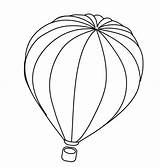 Mongolfiera Disegno Heissluftballon Ausmalbild Balloon Heißluftballon Kategorien sketch template