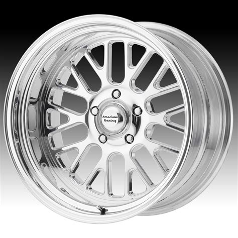 american racing vf polished forged custom wheels vintage forged  pc custom wheels express