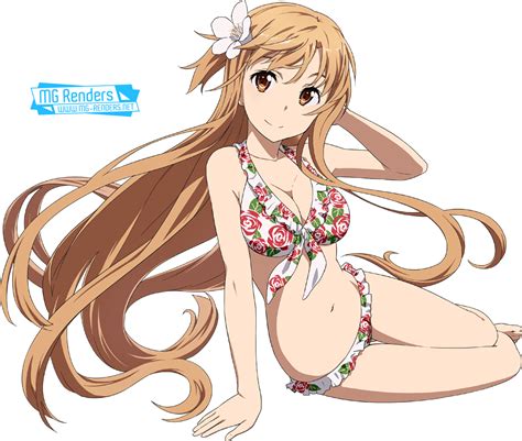 sword art online yuuki asuna render 67 anime png image without background