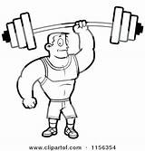 Coloring Pages Weightlifting Getcolorings Fitness sketch template