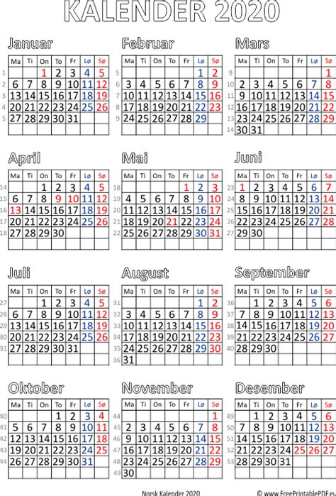 kalender  utskriftsvennlig gratis utskriftsvennlig