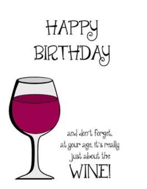40 Most Popular Birthday Wishes Funny Happy Birthday Wine Images