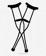 Crutches Clipart Transparent Cliparts Library sketch template