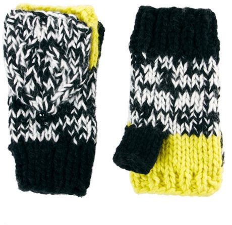 asos neon mix knit converter  white black lyst knitting asos women neon