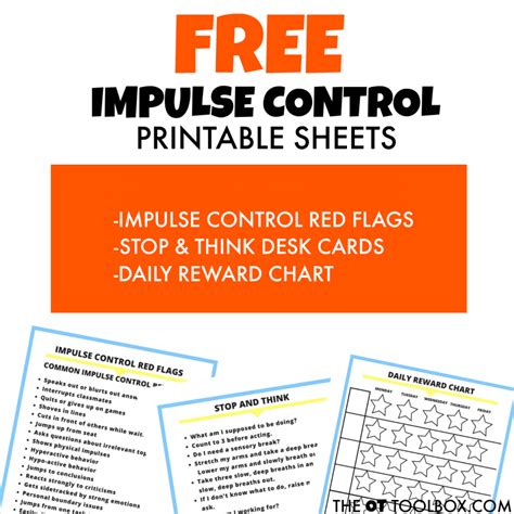 impulse control  offers  ot toolbox